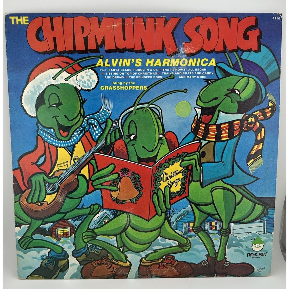 The Chipmunk Song - Alvin's Harmonica - Sung By The Grasshoppers‎ - Vintage